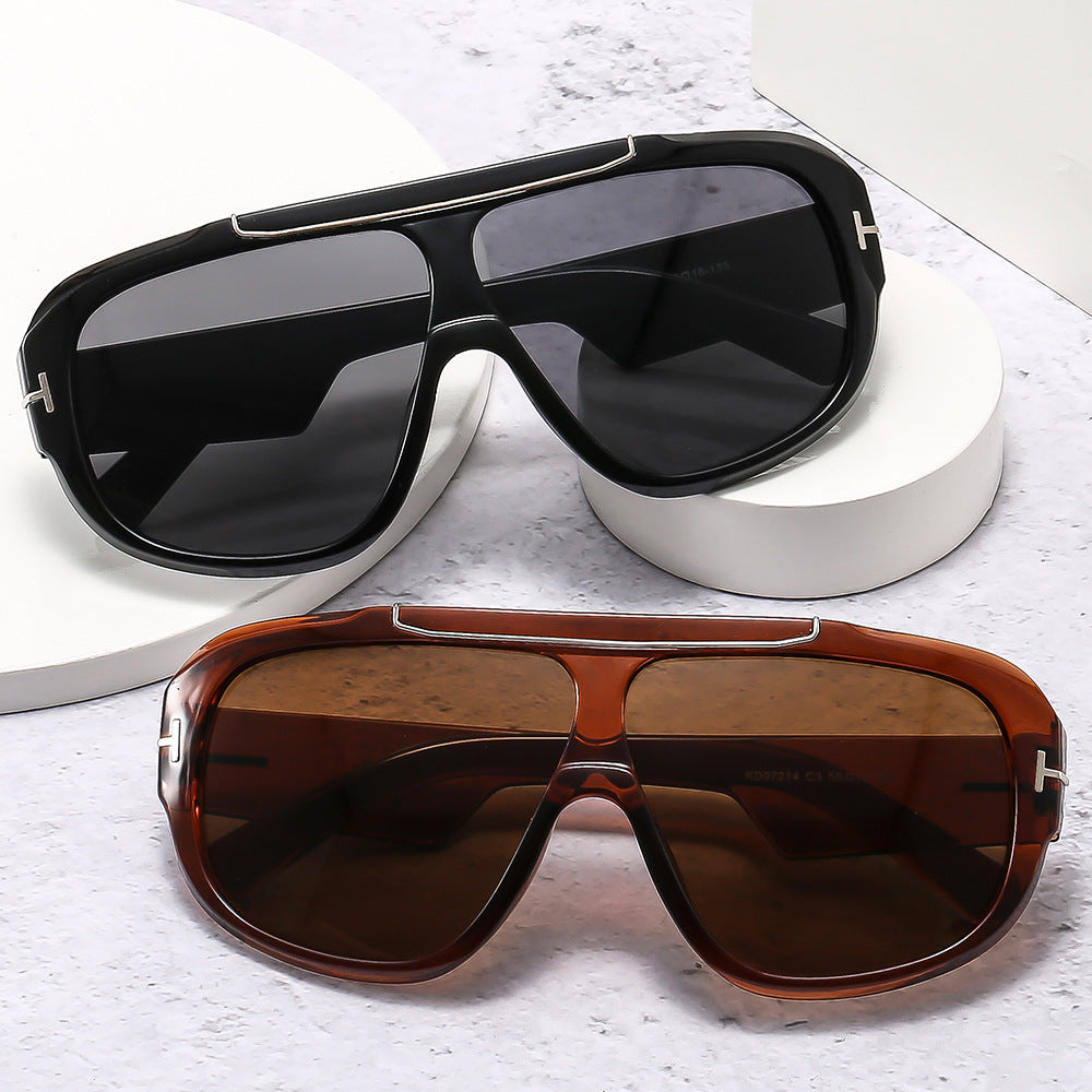 Trendy Oversized Sports Sunglasses for Men and Women