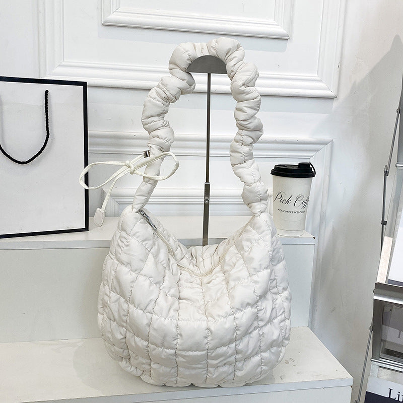 Trendy Nylon Cloud Bag Soft Casual Shoulder Bag