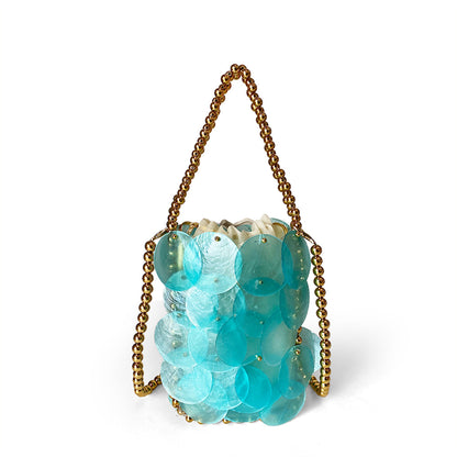 Colorful Shell Beads Chain Handmade Bags
