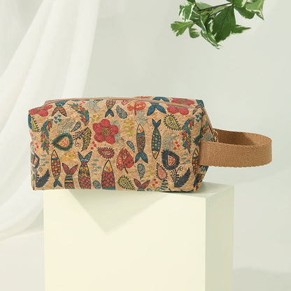 Cartoon Print Large Capacity Makeup Bag