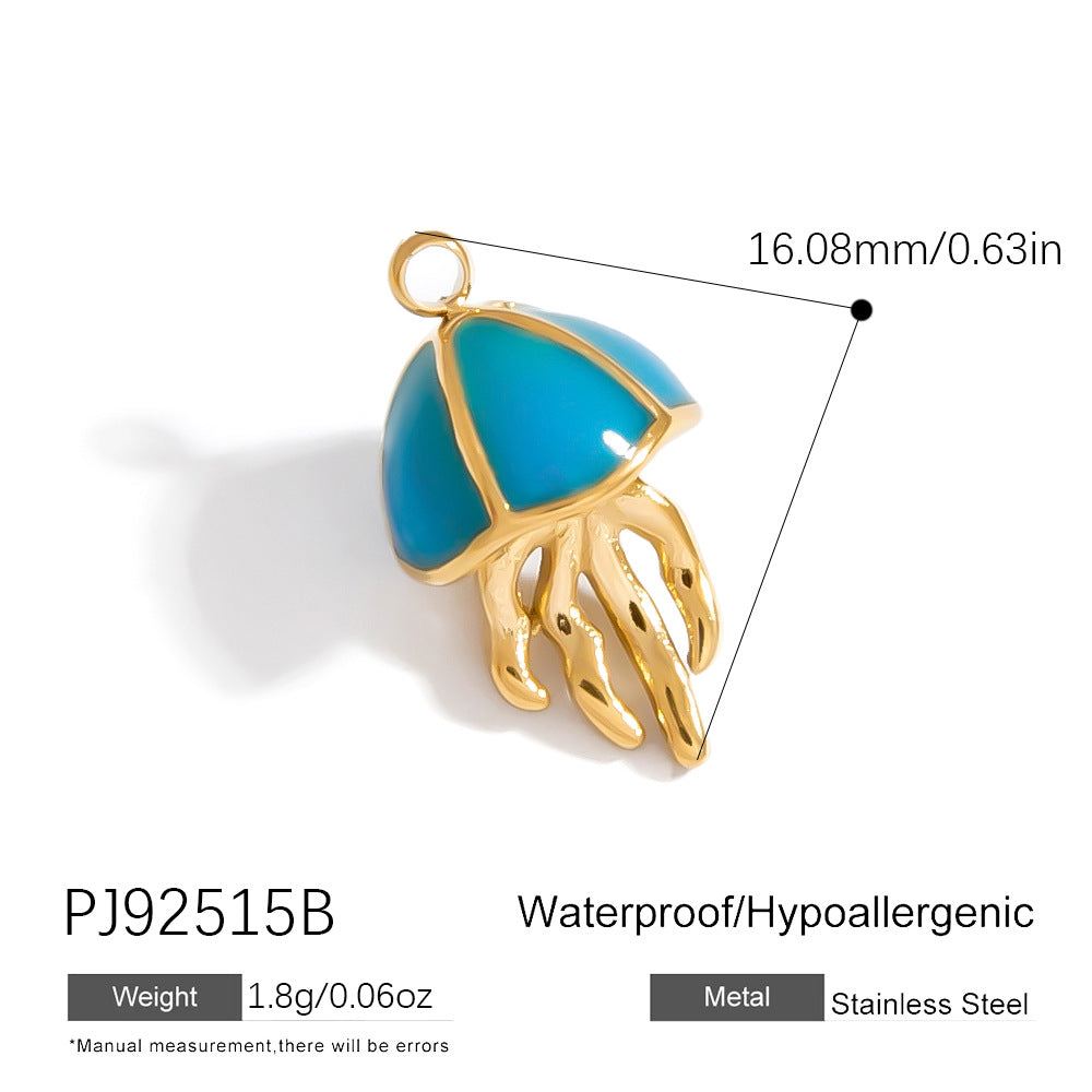 Luxury Heart-Shaped Stainless Steel DIY Jewelry Accessories Bracelet Necklace