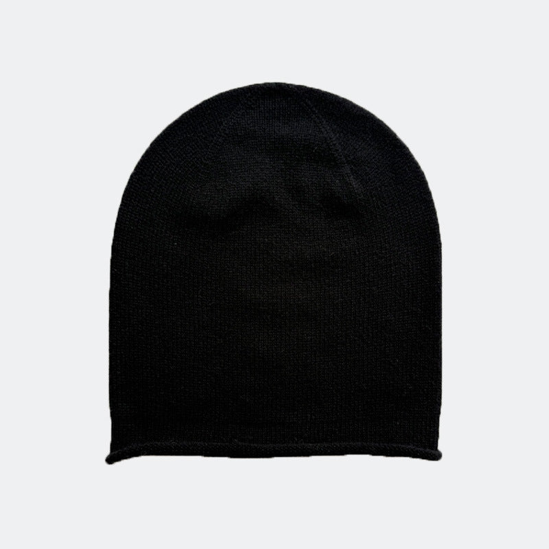 Trendy Solid Color 100% Australian Wool Knit Beanie
