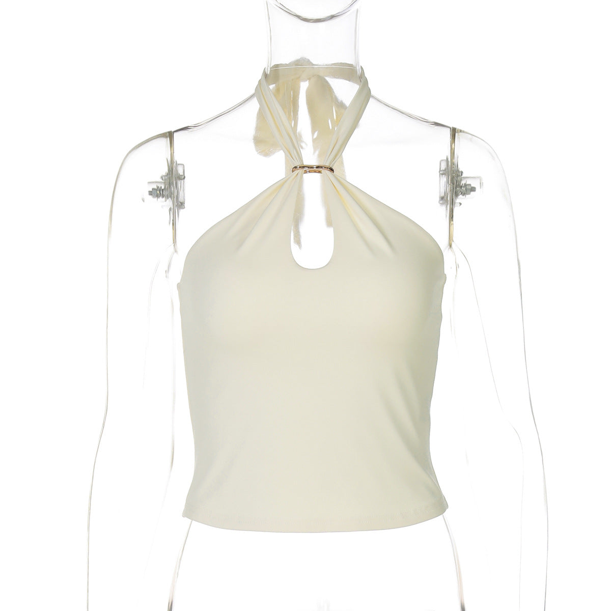 Sleeveless Backless Casual Top for Trendy Girls