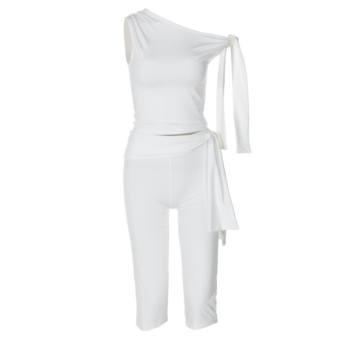 Women's Trendy Street Style Sleeveless Tops and Shorts Set