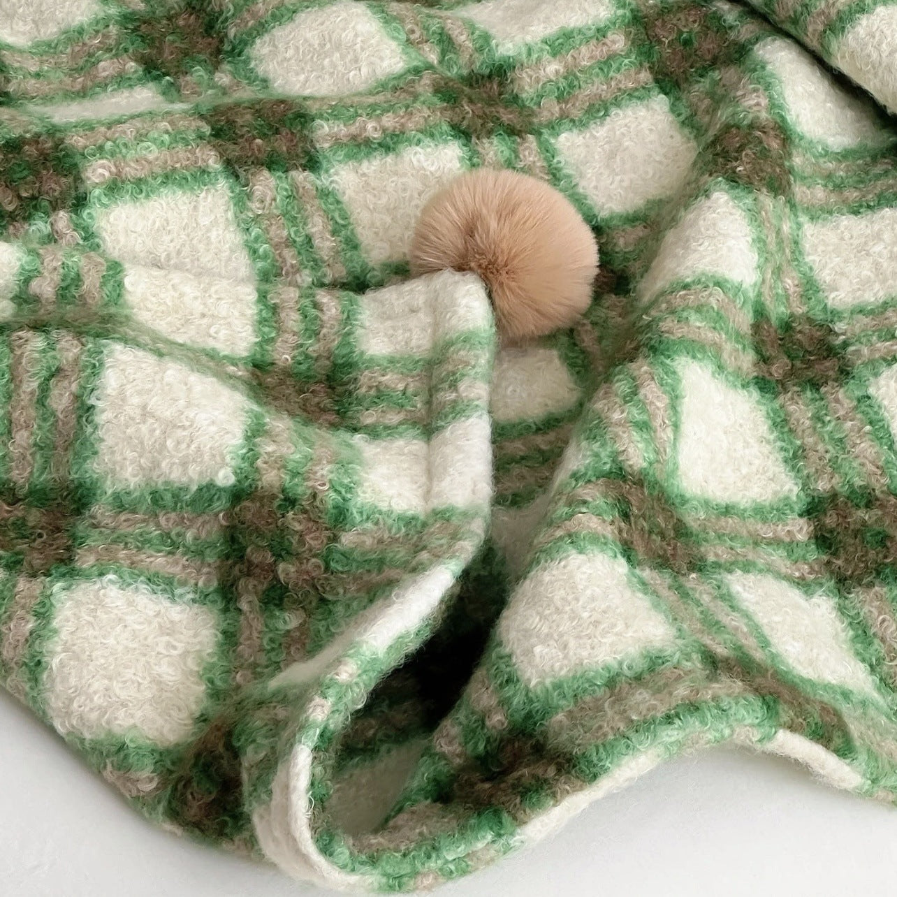 Vintage Plaid Soft Thicken Warm Blanket