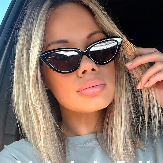 Trendy Women's Cat Eye Sunglasses UV400 Protection for Outdoor Activities