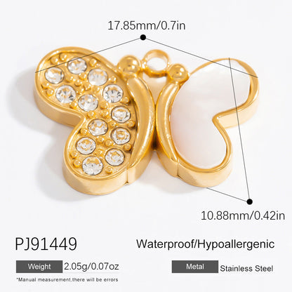 Butterfly And Bee DIY Jewelry Accessories Fashion Stainless Steel Bracelet Necklace
