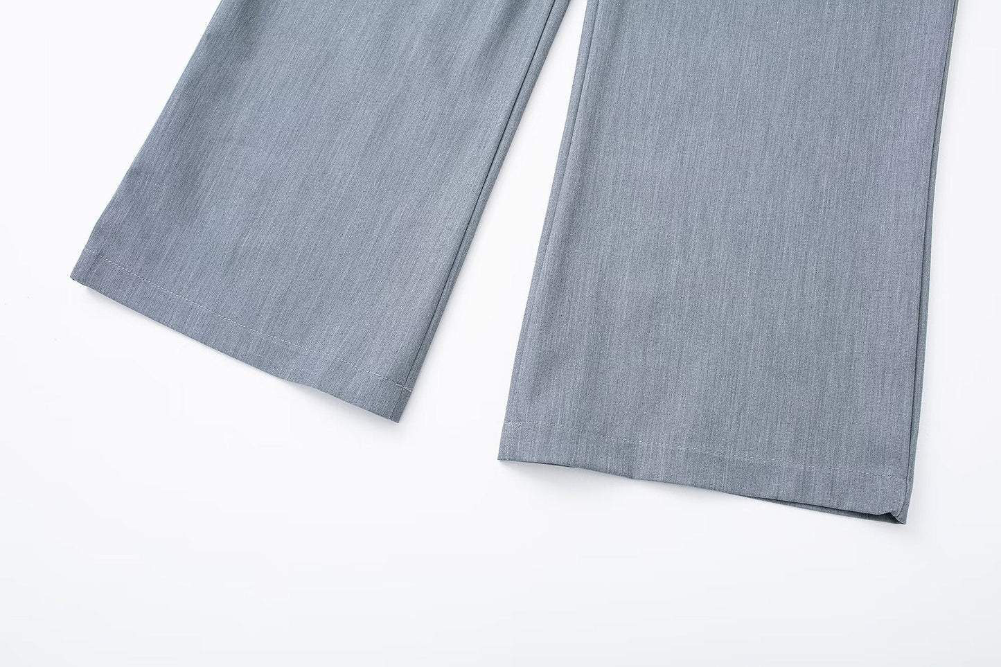 Casual High Waisted Pleated Loose Dress Pants