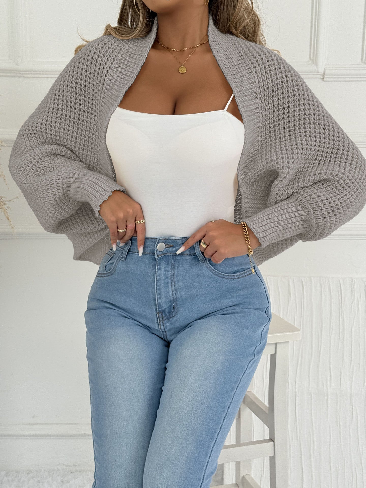 Women'S Casual Loose Warm Cardigan Sweater