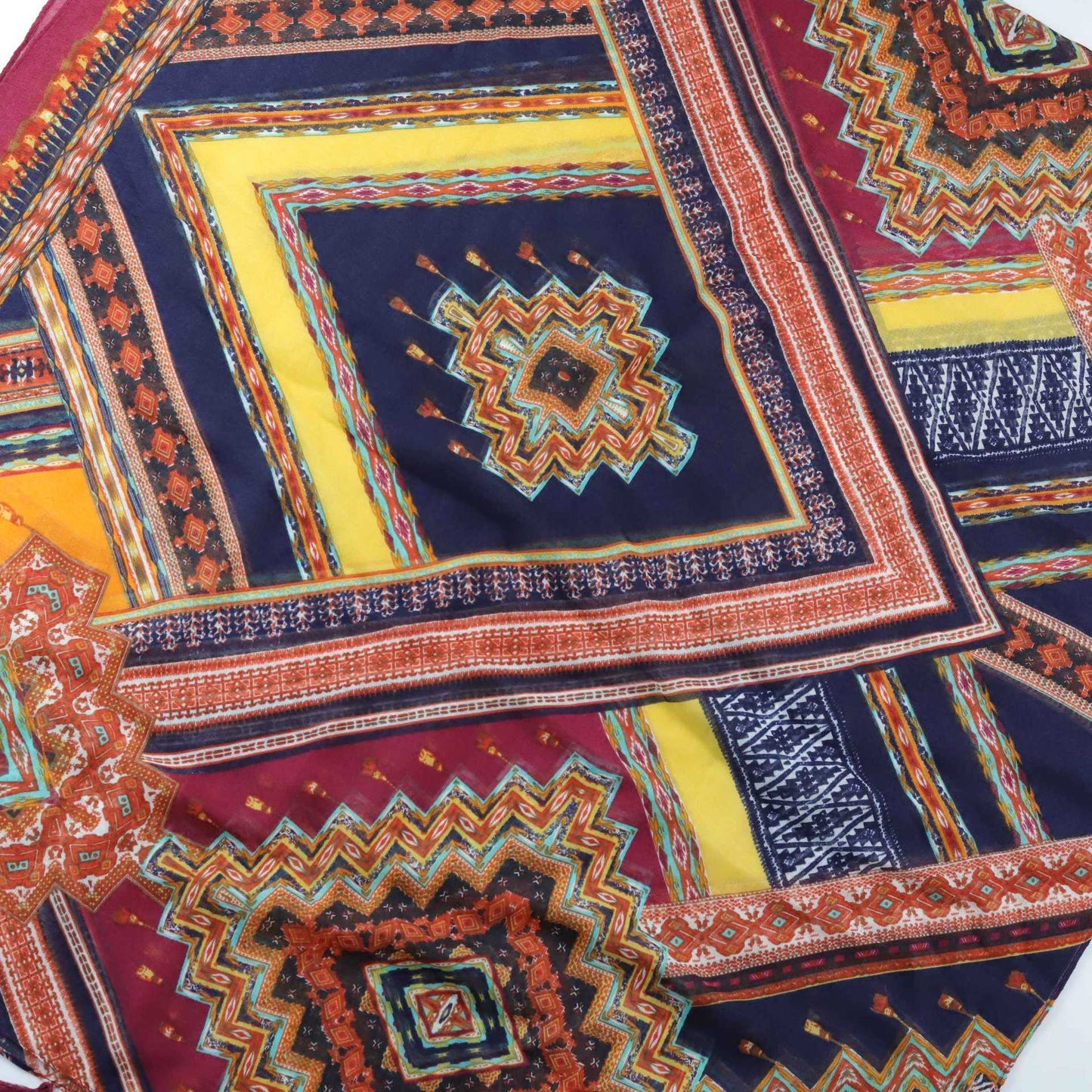 Spring And Summer National Totem Printing Long Scarf Encryption Bali Yarn Scarf Ladies Travel Sunscreen Towel