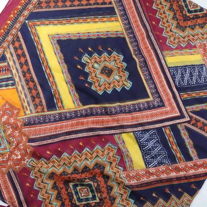 Spring And Summer National Totem Printing Long Scarf Encryption Bali Yarn Scarf Ladies Travel Sunscreen Towel