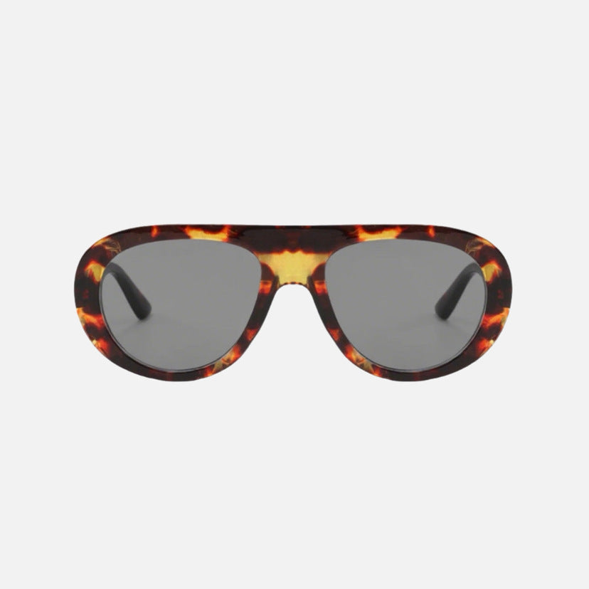Elegant Oval Sunglasses Non-Polarized UV400 Protection