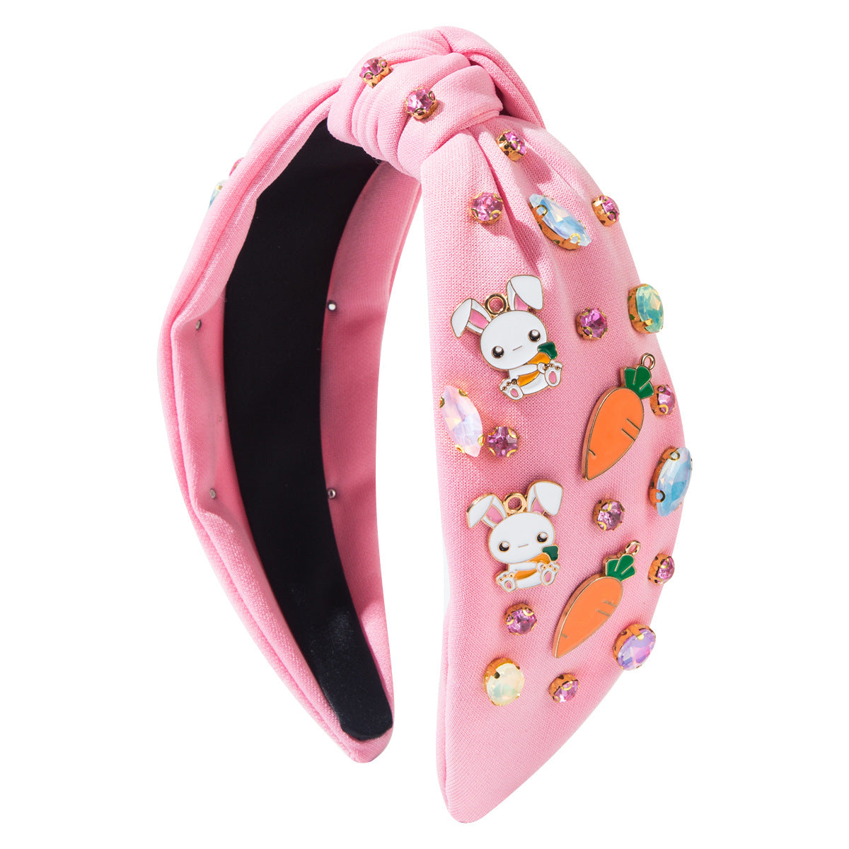 Cute Easter Bunny Headband With Rhinestones