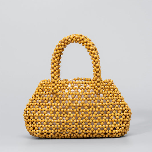 Handmade Wooden Bead Handbags
