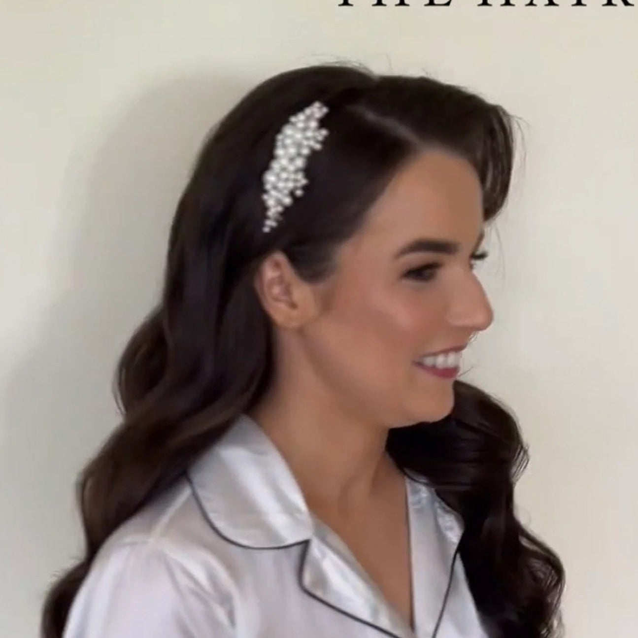 Handcrafted Pearl Wedding Hair Comb Side Comb Bridal Accessories