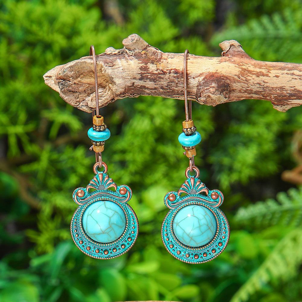 Bohemian Geometric Tassel Earrings Exotic Vacation Jewelry
