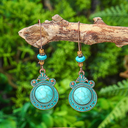 Bohemian Geometric Tassel Earrings Exotic Vacation Jewelry