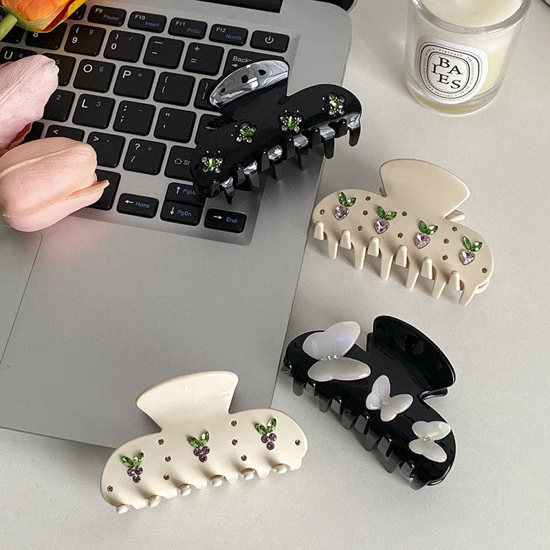 Butterfly RhinestoneÂ Sweet Large Hair Claws