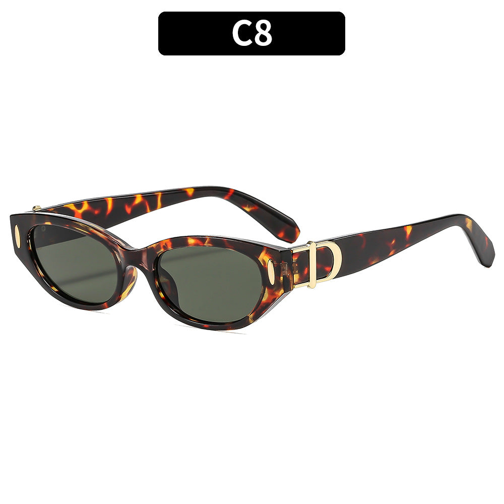 Trendy Retro Cat Eye Sunglasses UV400 Protection