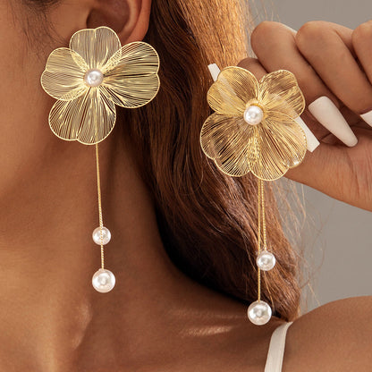 Ginkgo Leaf Tassel Necklace Retro Choker Jewelry