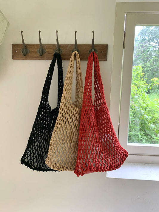 Handwoven Tote Bag for Women Stylish Casual Shoulder Bag