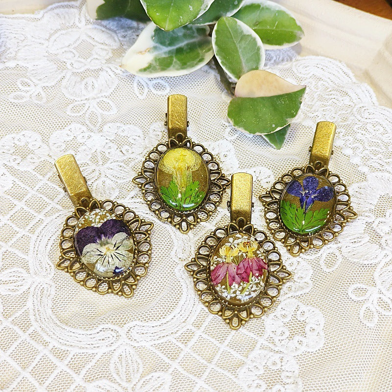 Flower-Inspired Handmade Vintage Floral Jewelry Set