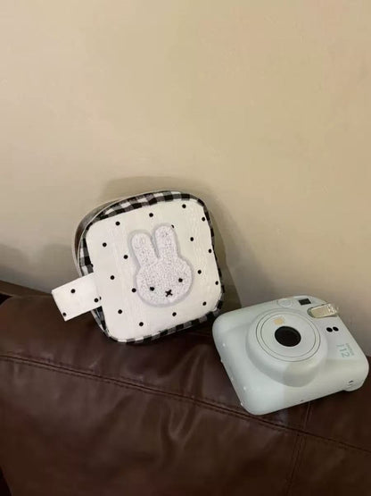 Cute Polka Dot Mini Storage Pouch Portable Makeup Coin Bag
