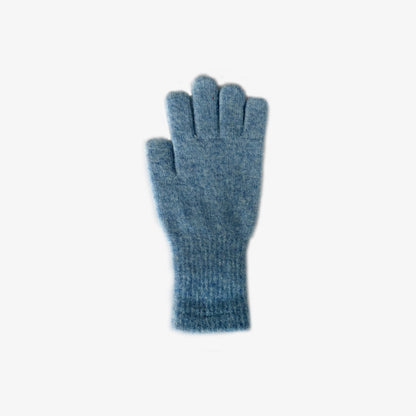 Knitted Fingerless Gloves Soft Warm Wool Blend for Women