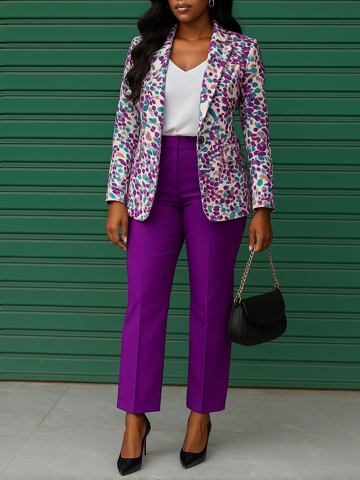 Trendy Tailored Blazer And Pants Set