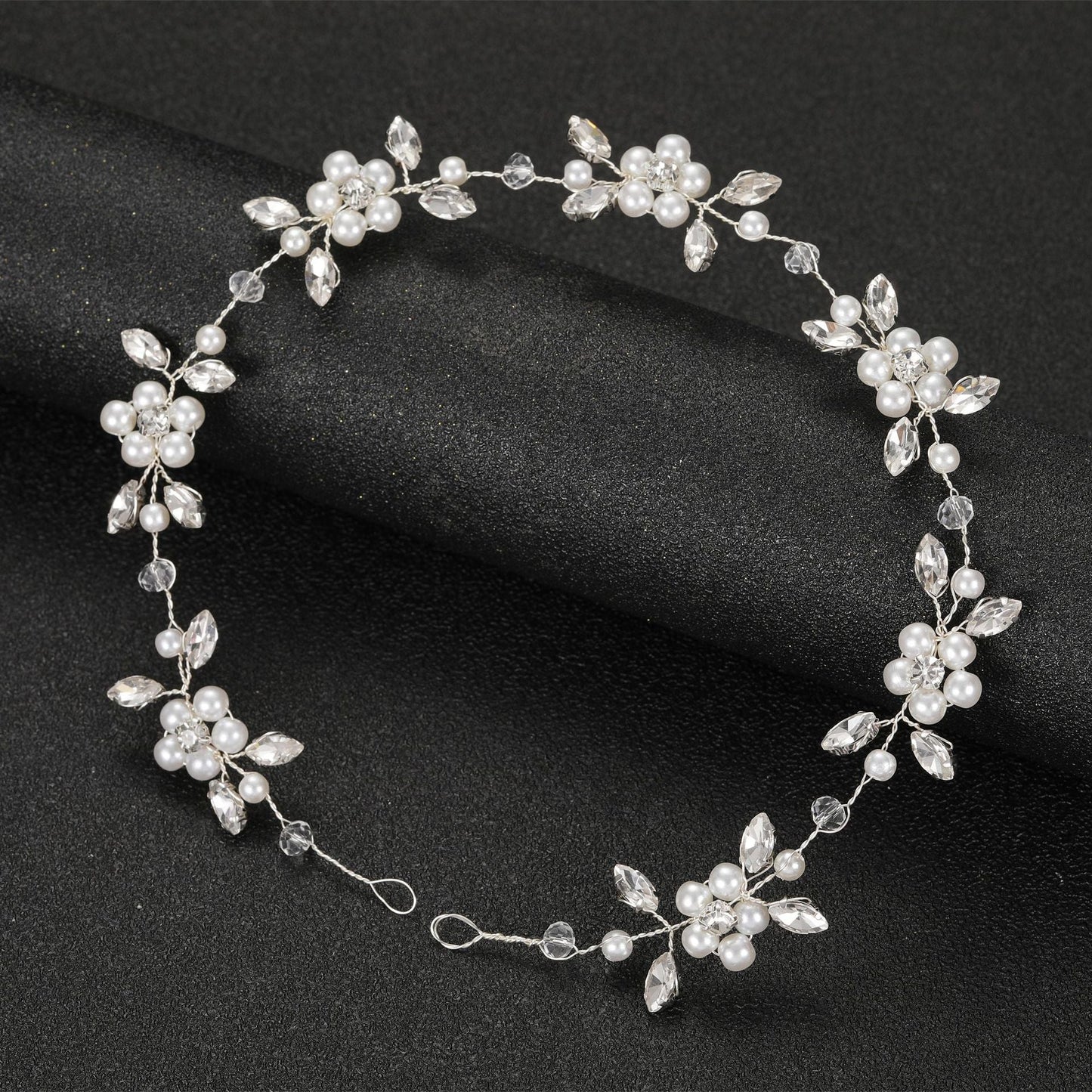 Pearl Soft Chain Headband Bridal Hair Ornament