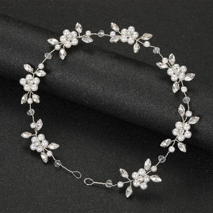 Pearl Soft Chain Headband Bridal Hair Ornament