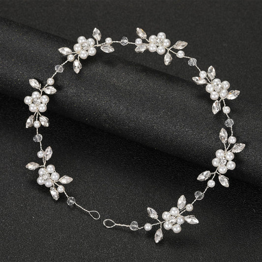 Pearl Soft Chain Headband Bridal Hair Ornament