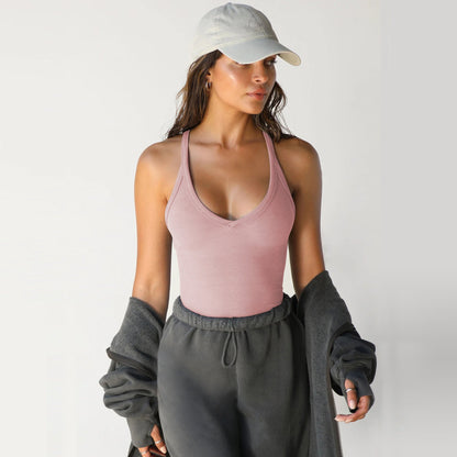 Sexy Slim Knitted V-Neck Spaghetti Top