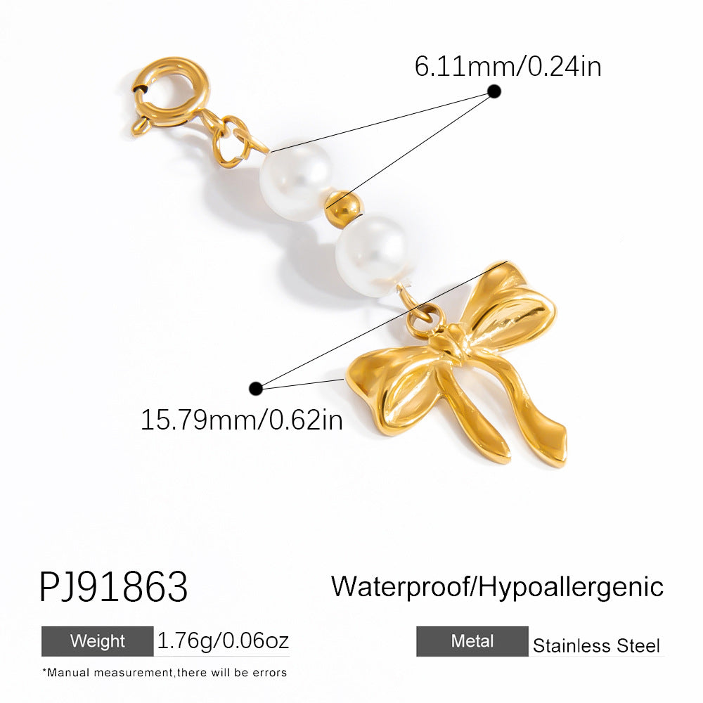 Stylish Starfish Shell Pendant Necklace 18K Gold Plated Stainless Steel