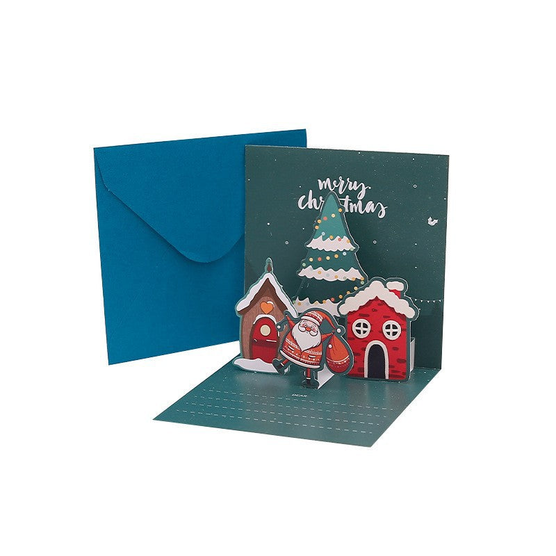 Creative Christmas 3D Pop Up Greeting Card