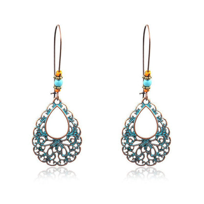 Bohemian Hippie Style Statement Dangle Earrings
