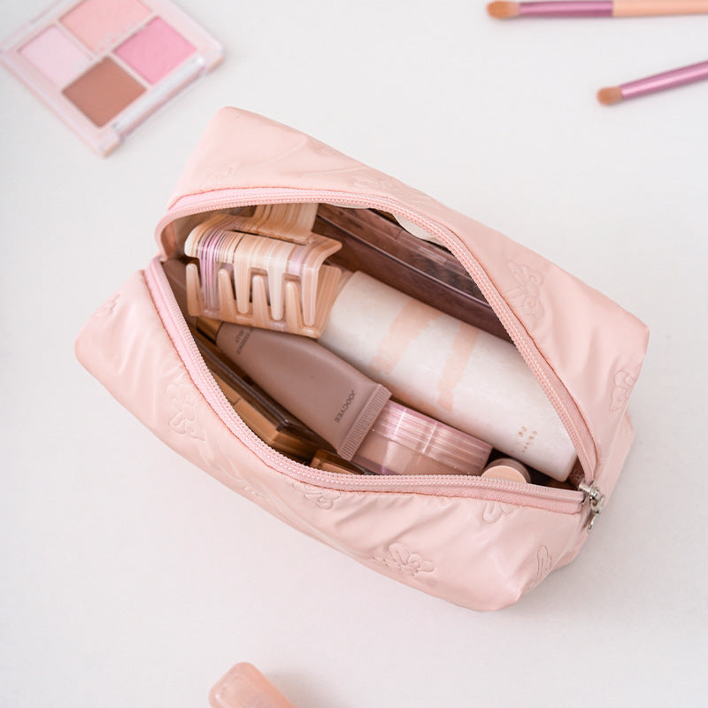 Elegant Butterfly Print Portable Cosmetic Bag
