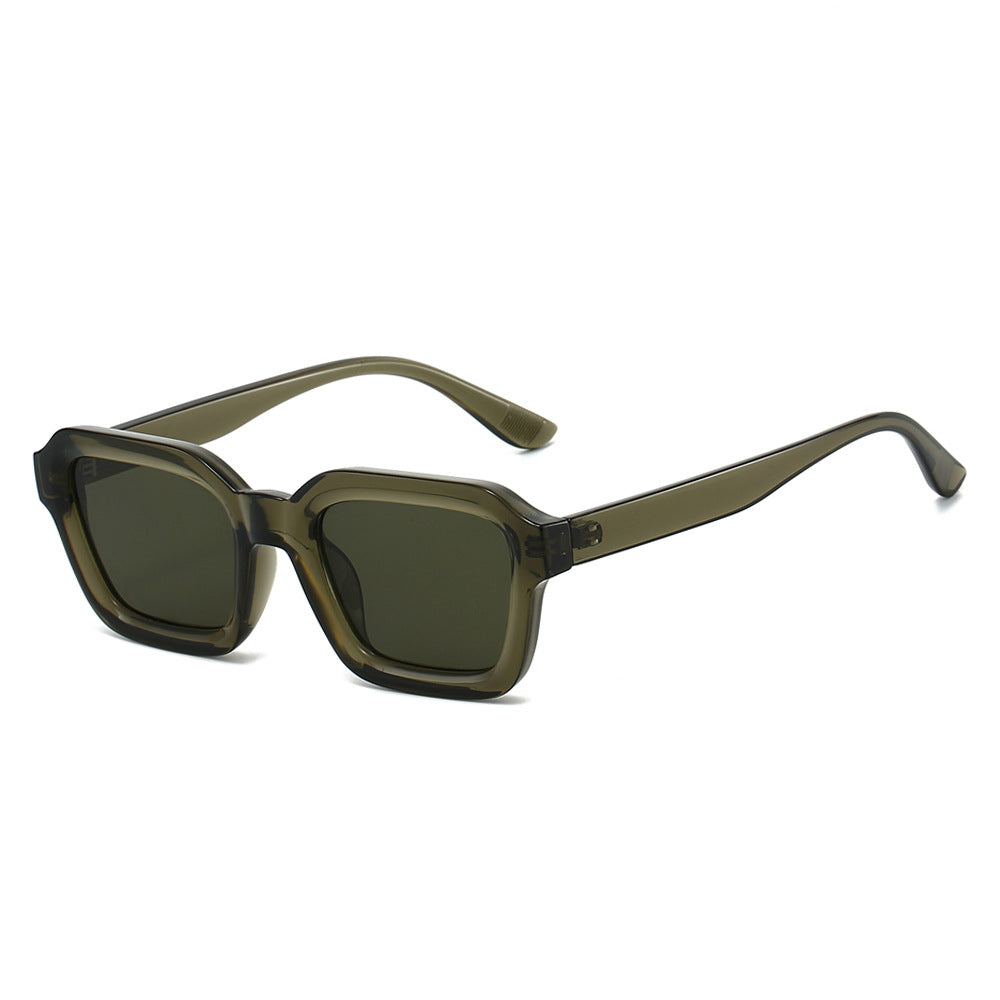 Trendy Square Frame Sunglasses for Men Stylish UV400 Protection