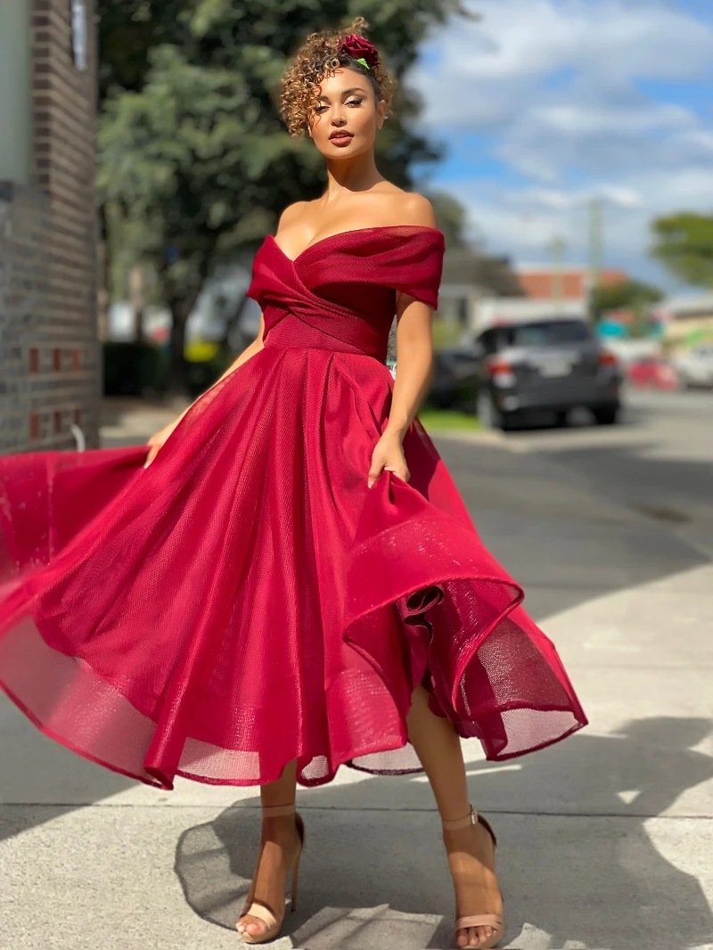Sleeve Slim Dress Solid Color