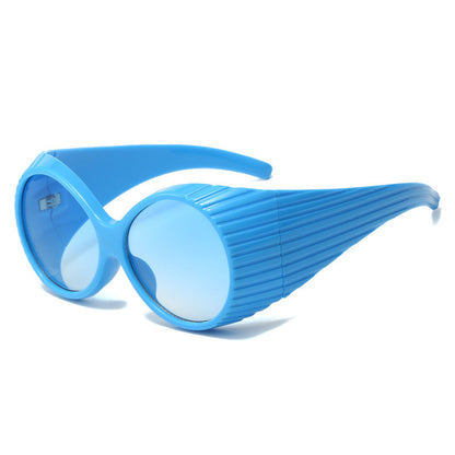 Fashionable Oversized Oval Sunglasses for Women