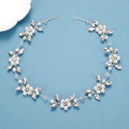 Pearl Soft Chain Headband Bridal Hair Ornament