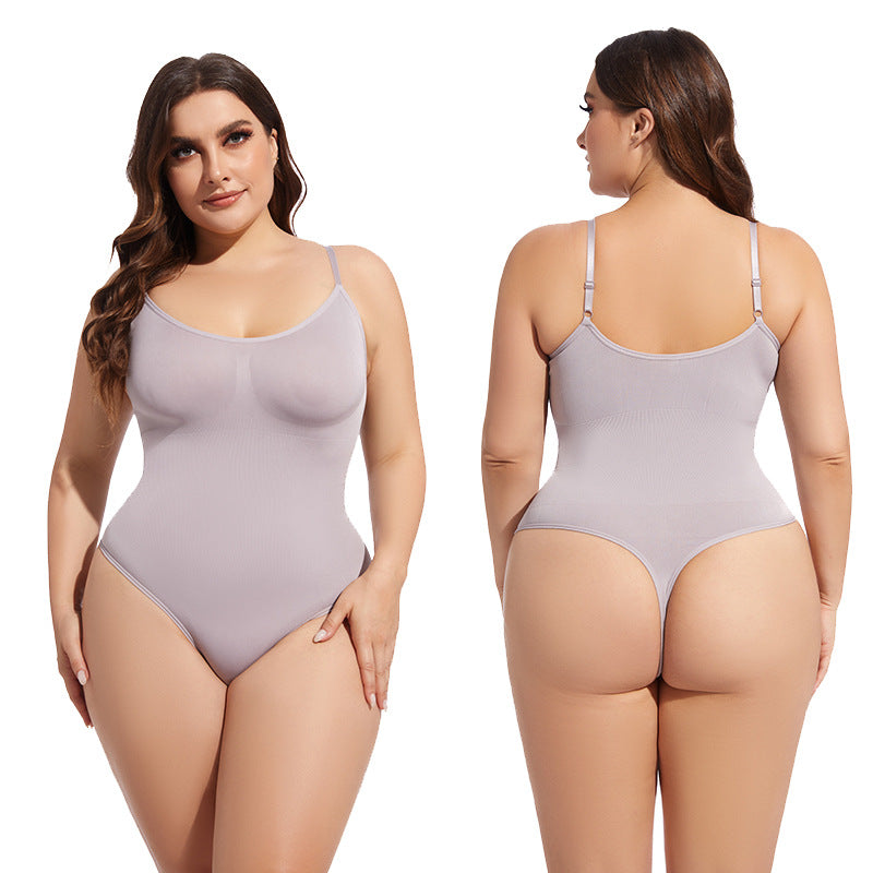 Seamless Body Shaping Bodysuit For Curvy Women