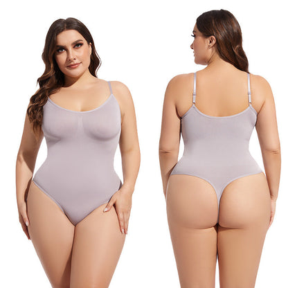 Seamless Body Shaping Bodysuit For Curvy Women