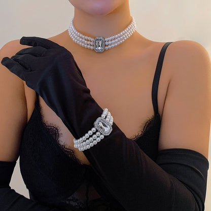 Bohemian Multi-Layer Pearl Beaded Necklace For Women