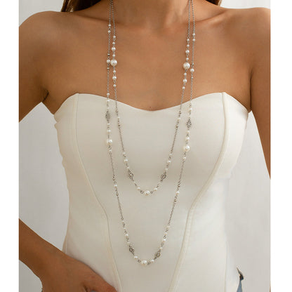 Vintage Star Tassel Layered Necklace For Women