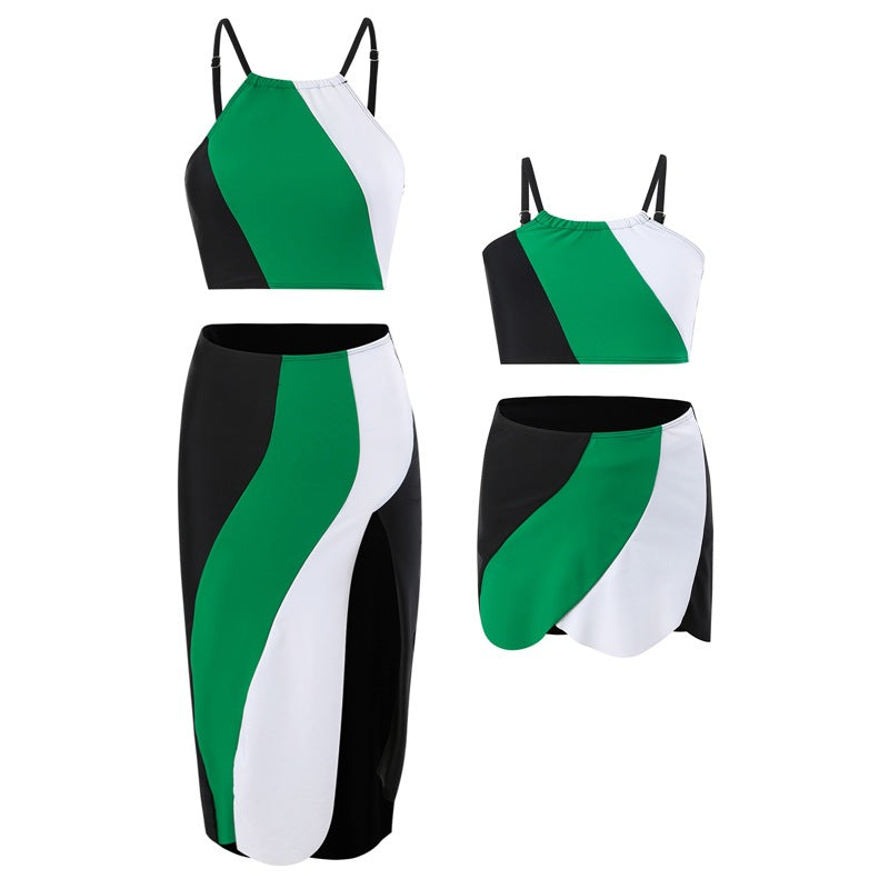 Family Beach Swimwear Set Uv Protection Swimwear