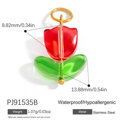 Fashionable DIY Jewelry Pendant Necklace Stainless Steel 18K Gold Plated