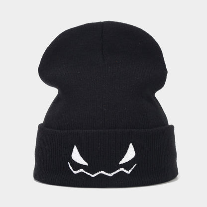 Funny Halloween Pumpkin Winter Warm Beanie Hat