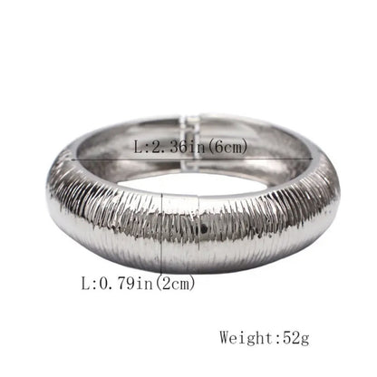 Stylish Chunky Wide Bangle Bracelet