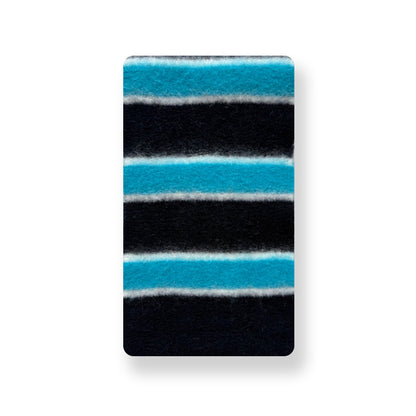 Striped Wool Blend Scarf Soft Cozy Neck Warmer